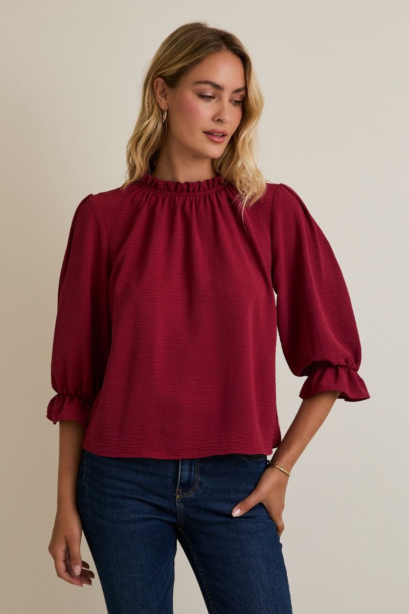 Jenna Ruffle Top