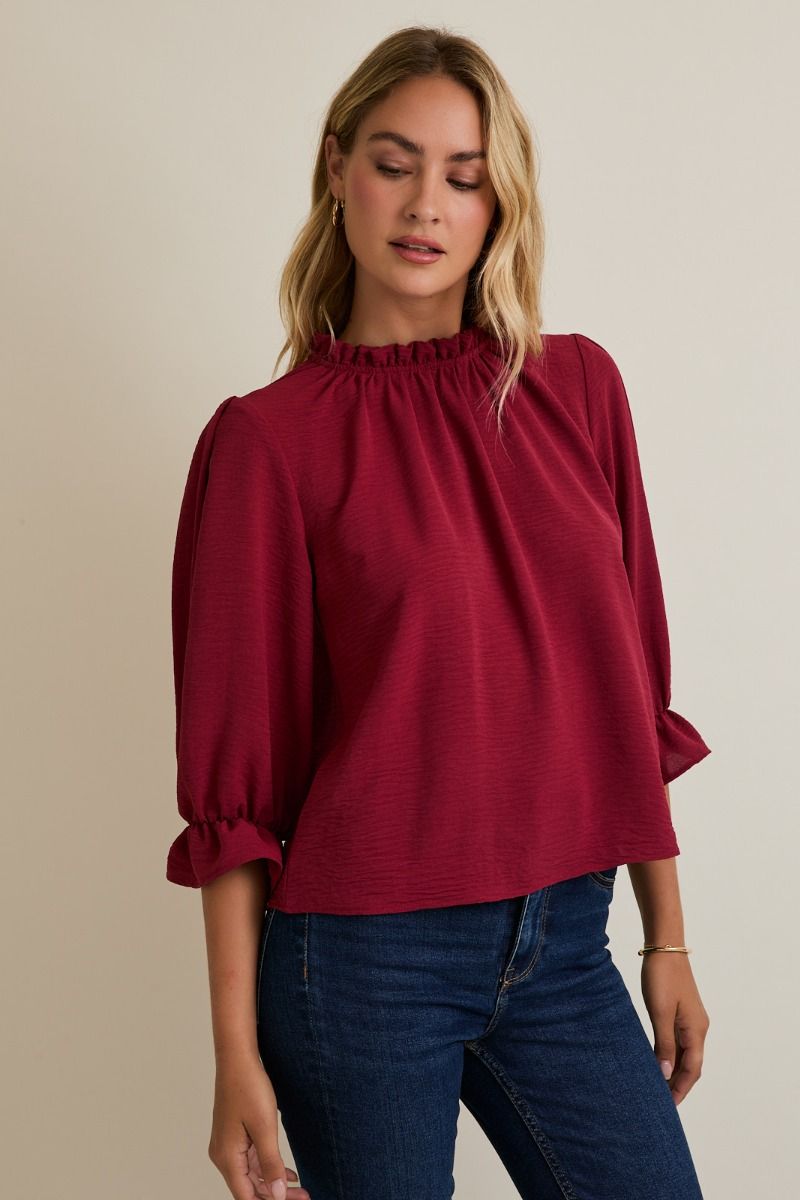 Jenna Ruffle Top