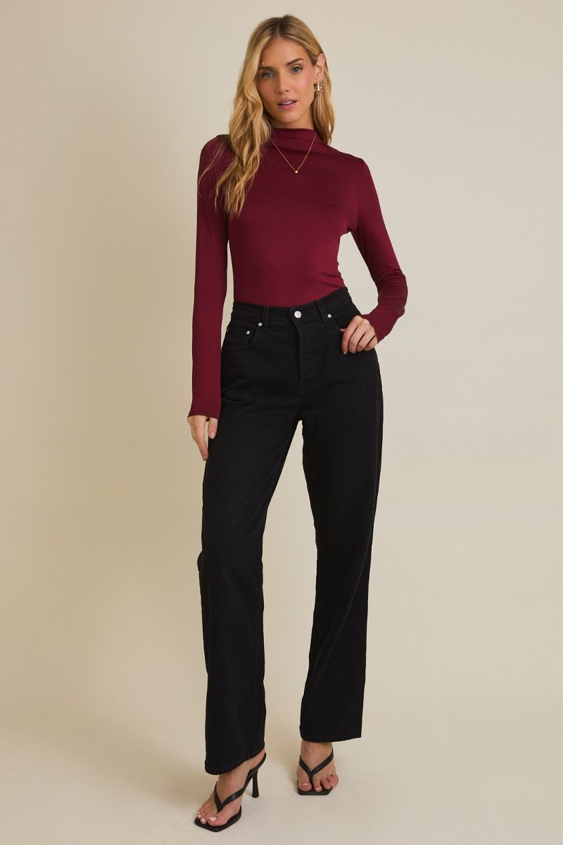 Tasha Mock Neck Bodysuit