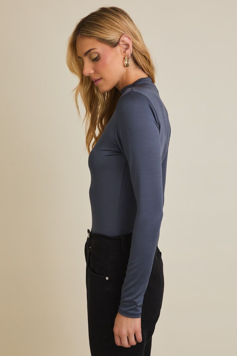 Tasha Mock Neck Bodysuit