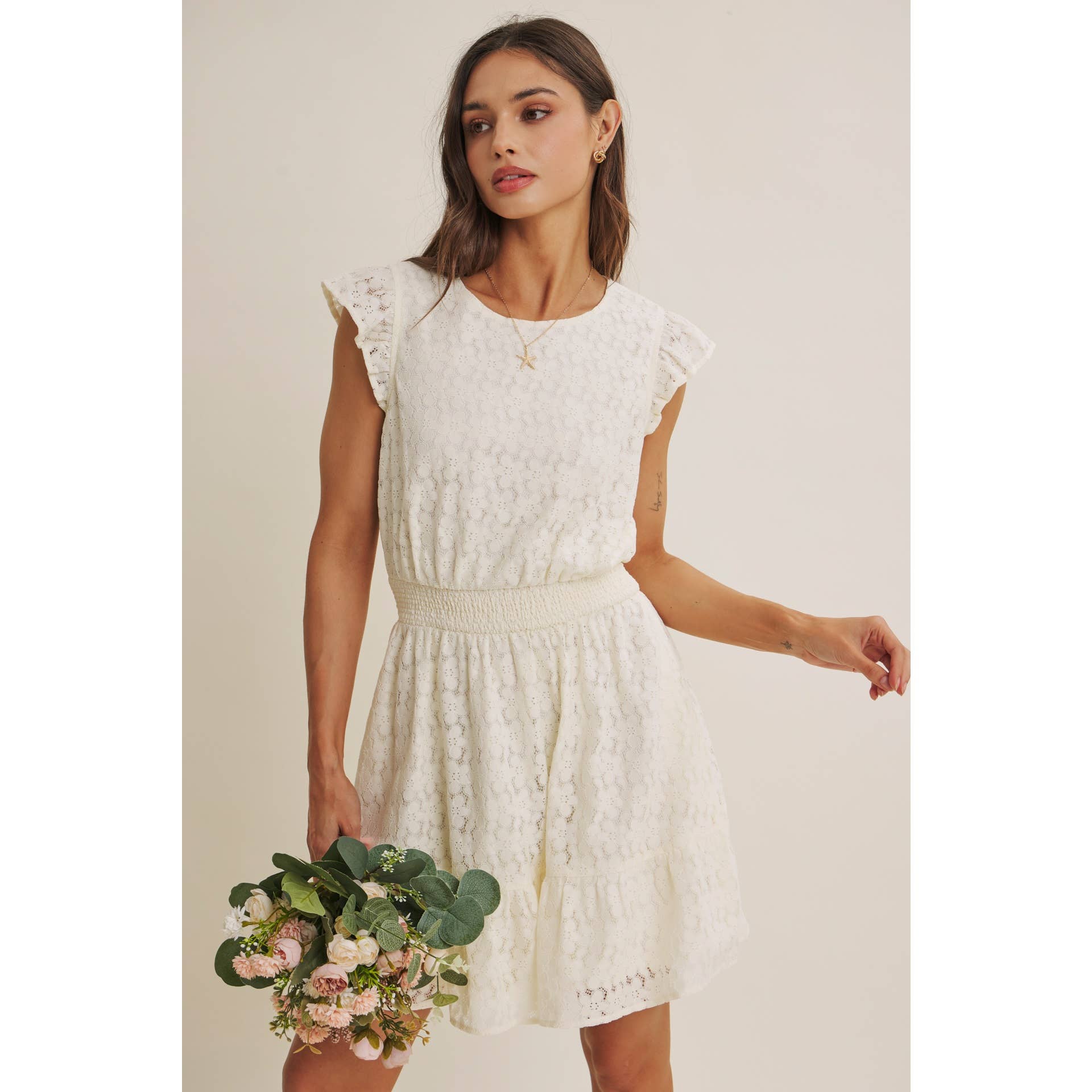 Kayley Lace Mini Dress