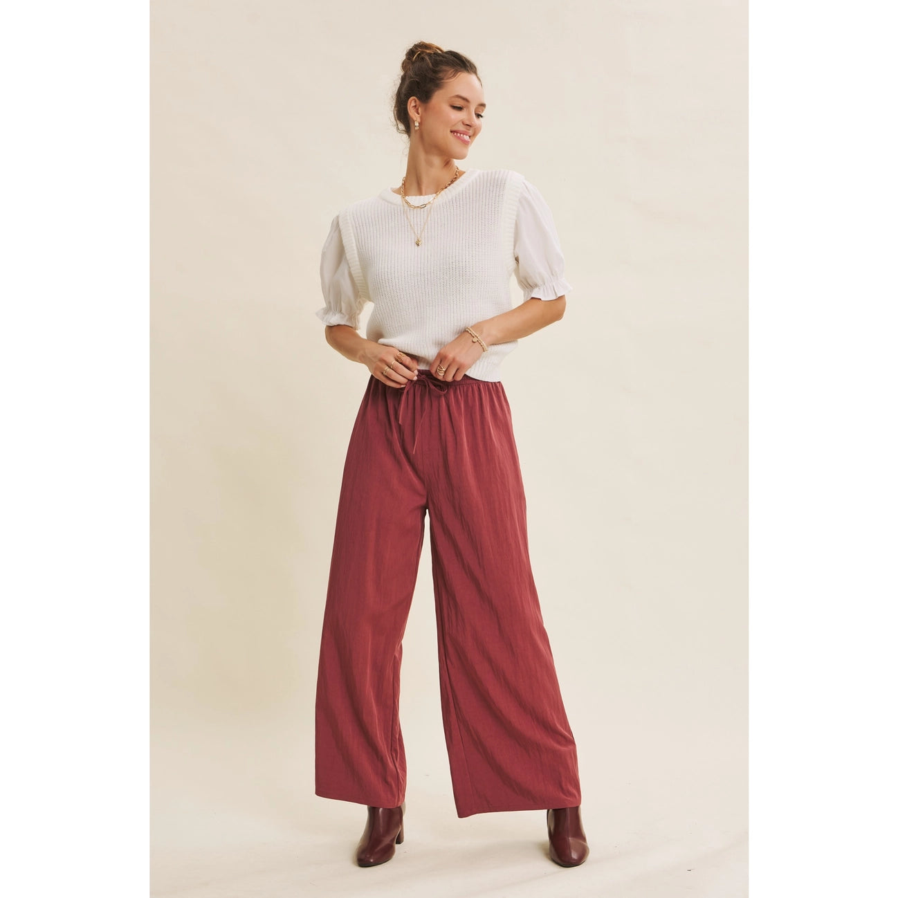 Evelyn Wide Leg Pant