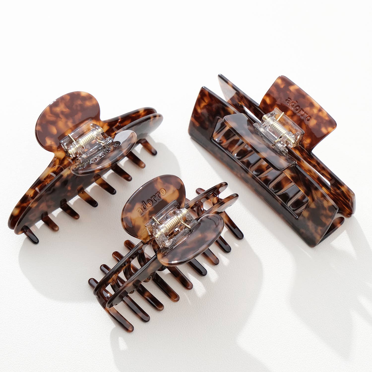 Deep Tortoise Large Claw Clips