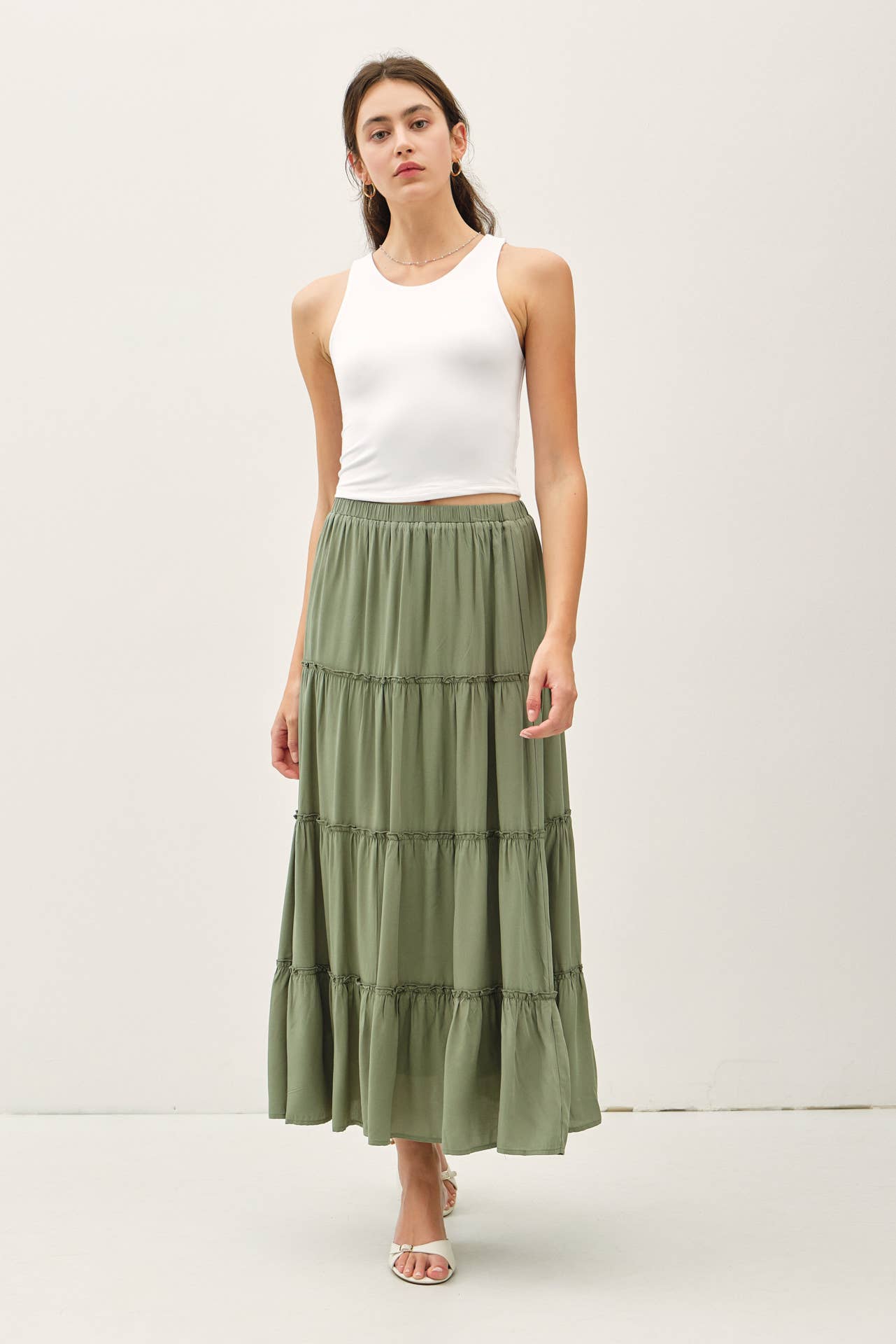 Ivy Double Lined Cropped Tank