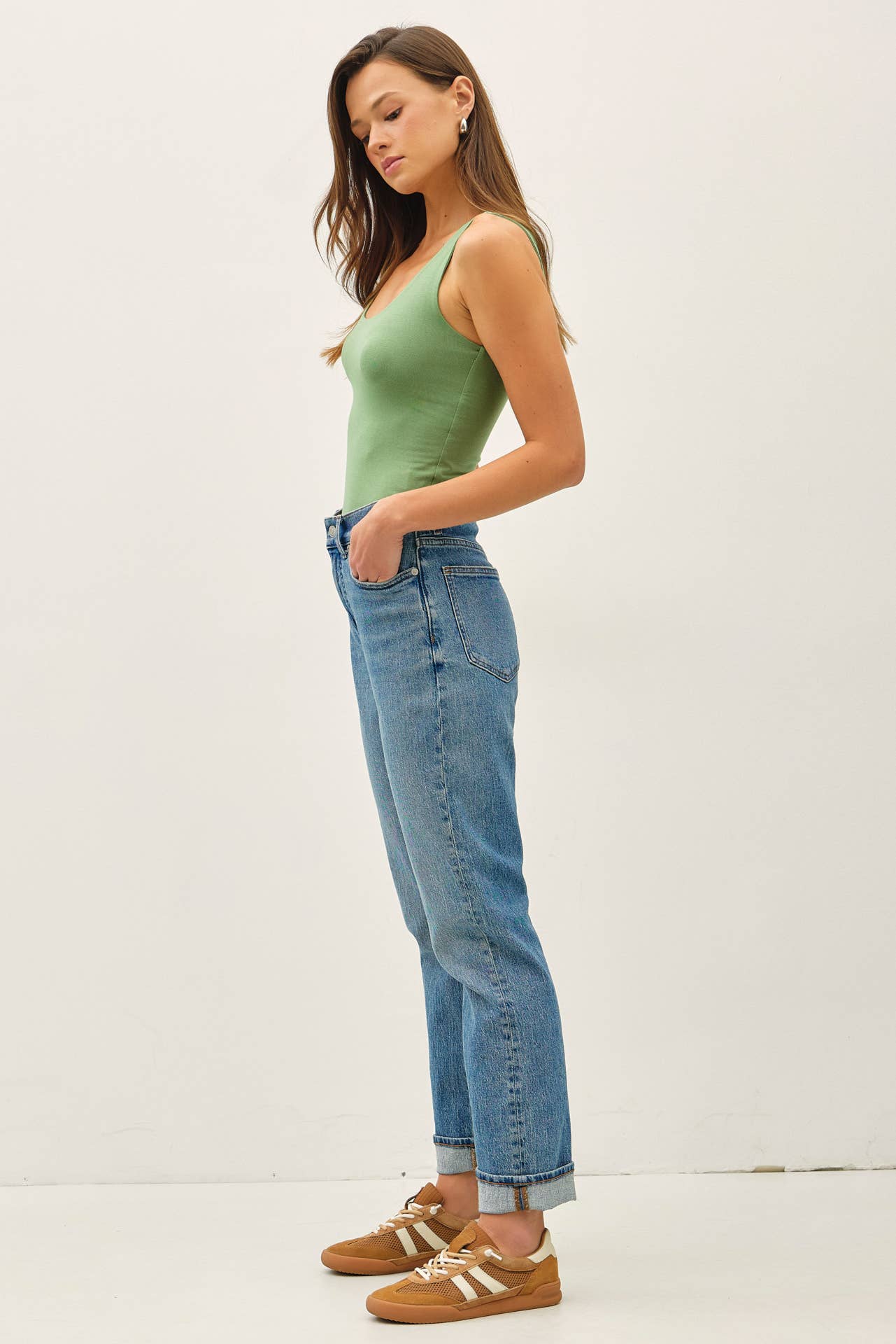 Audrey Double Lined Scoop Tank