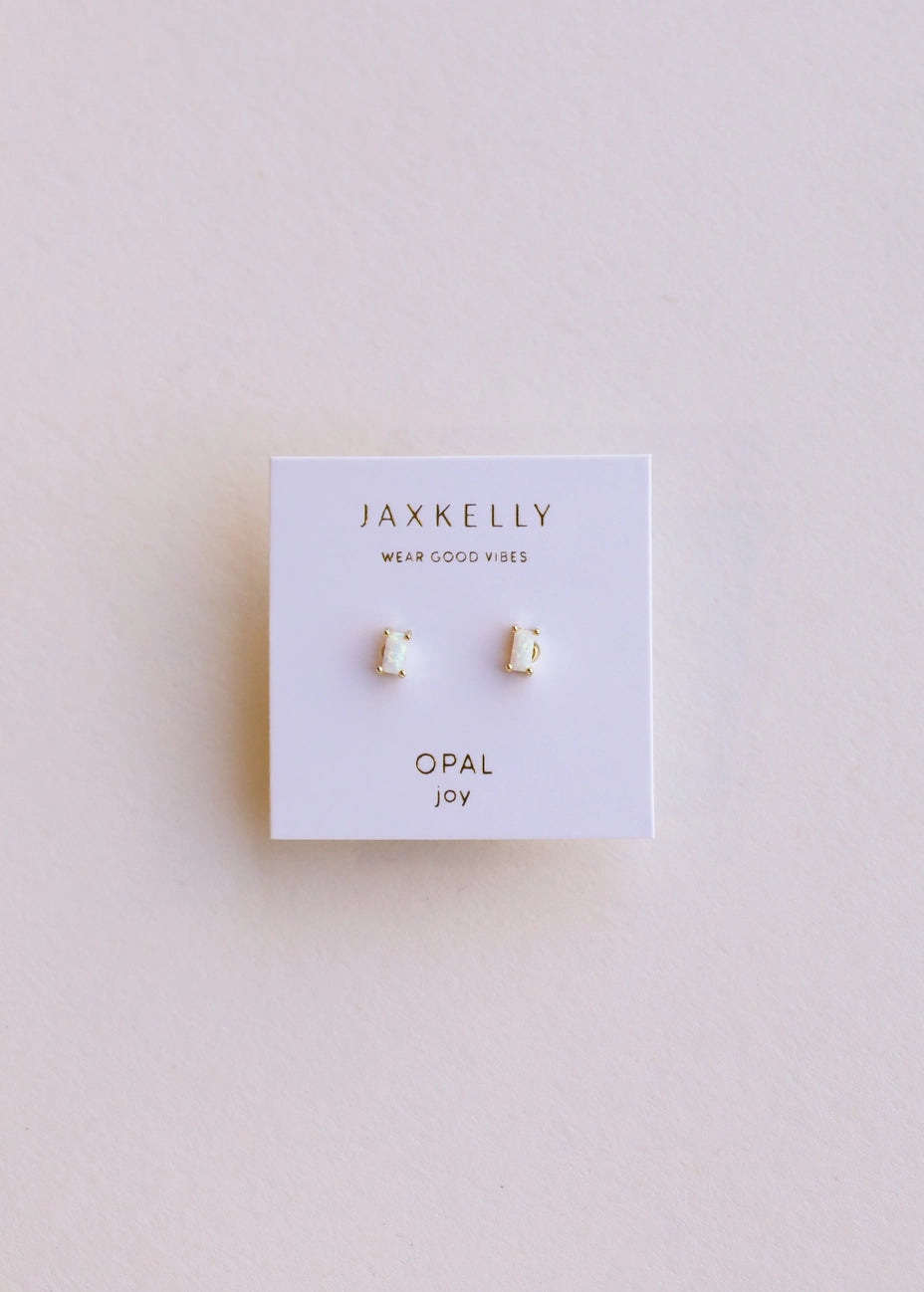 Baguette Gold Earrings