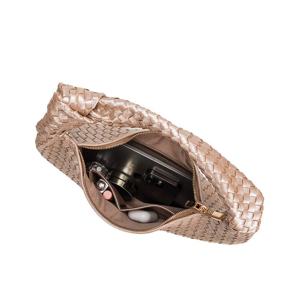 Brigitte Lilac Recycled Vegan Shoulder Bag
