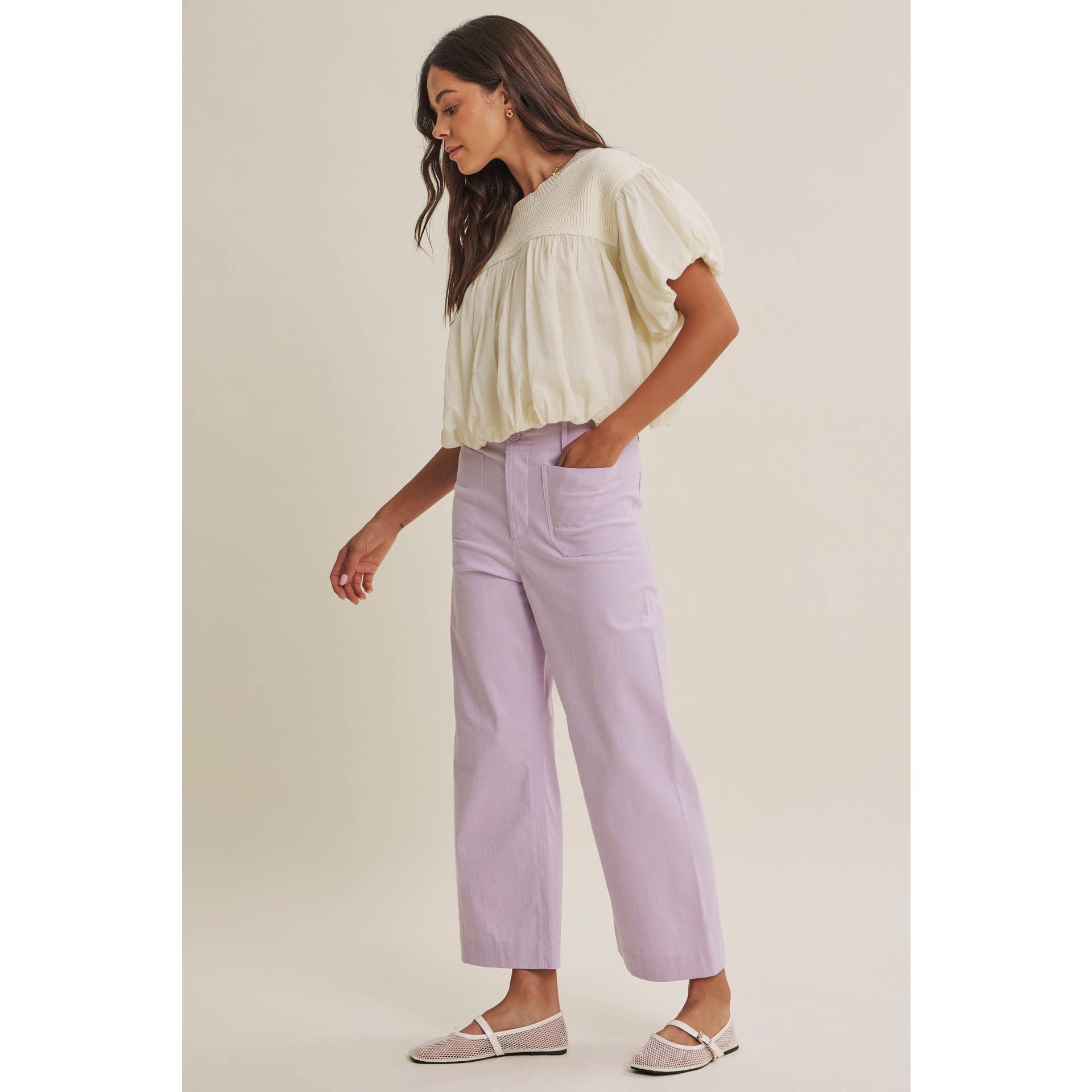 Brynlee Bubble Sweater Top