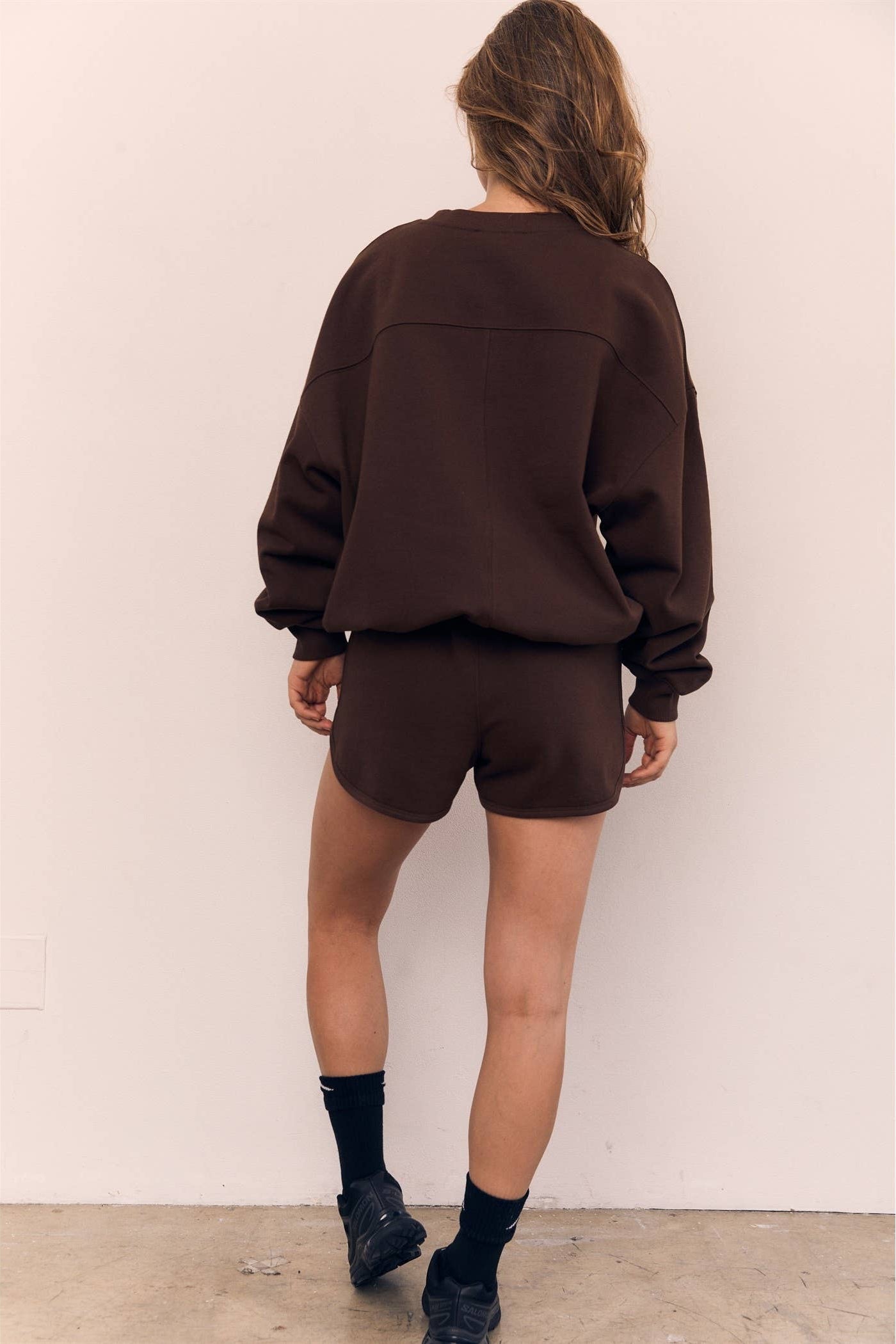 Anne Crewneck Dolman Sweatshirt