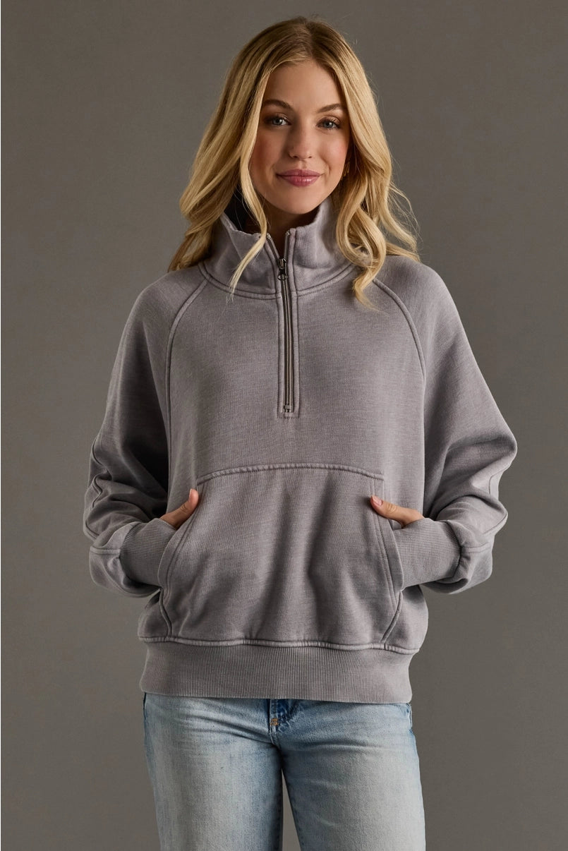 Kiera Quarter Zip Sweatshirt