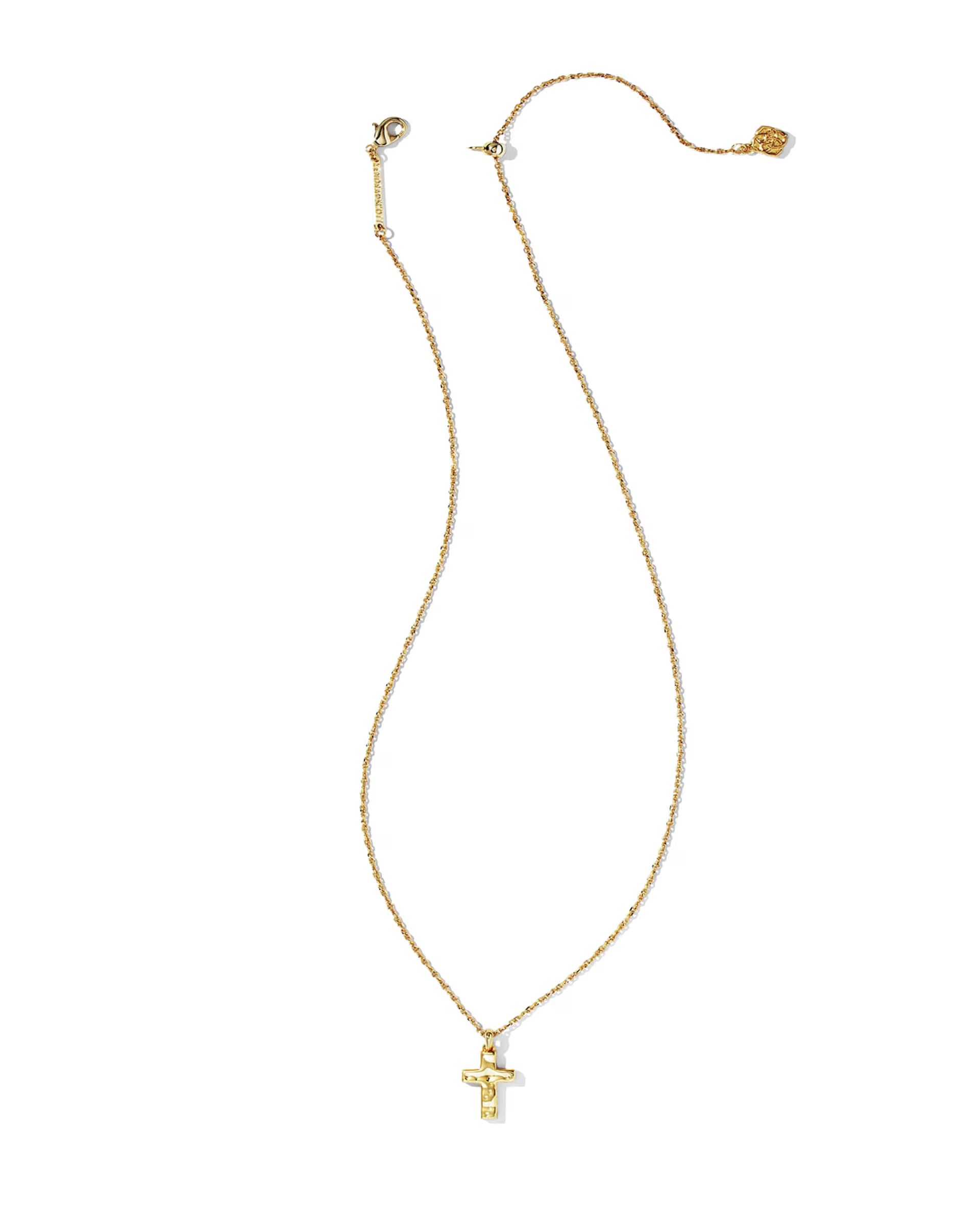 Cross Pendant Necklace - Gold