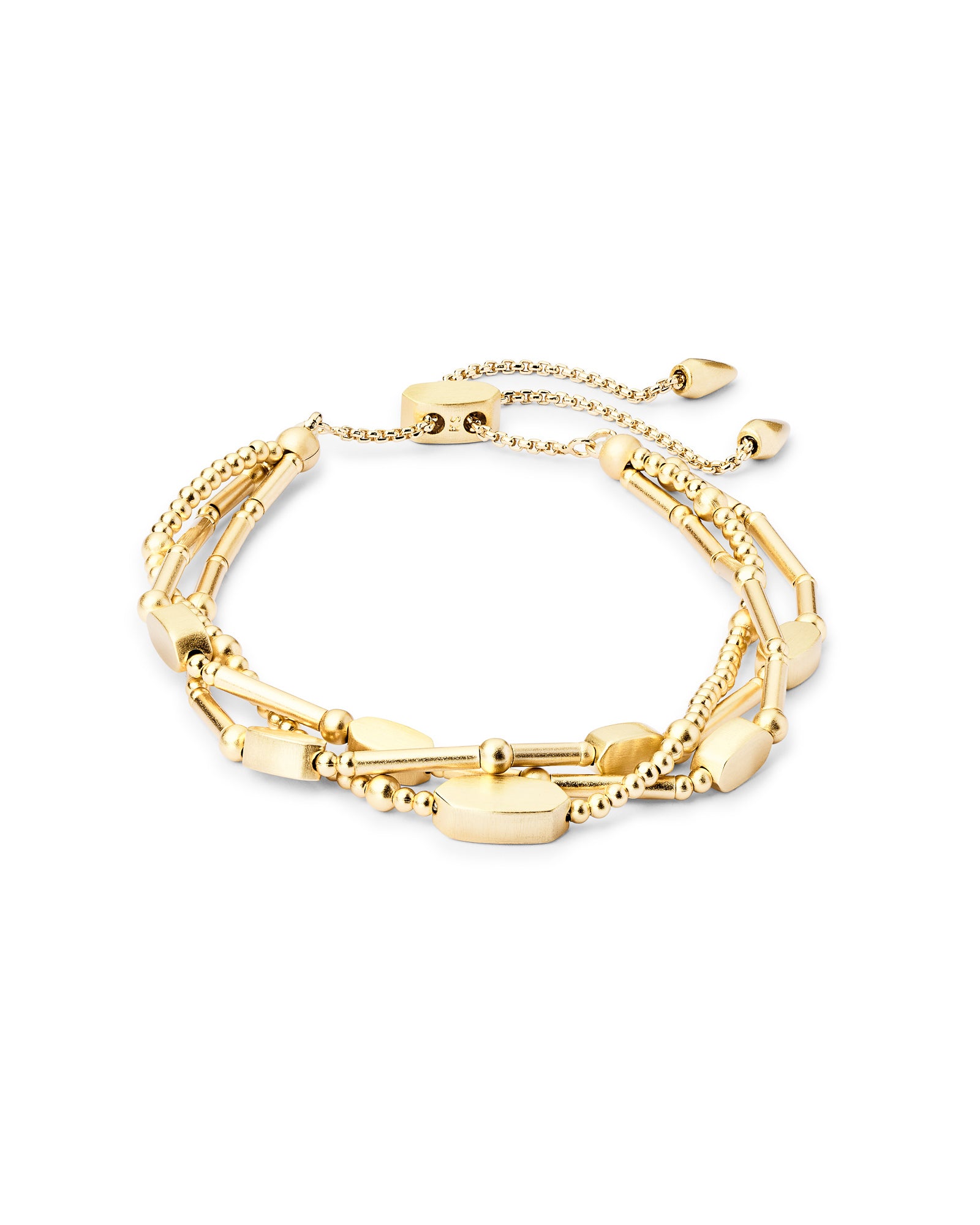 Chantal Brushed Gold Bracelet